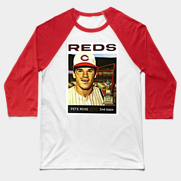 Pete Rose: 1964  Flashback Champs Baseball T-Shirt by flashbackchamps